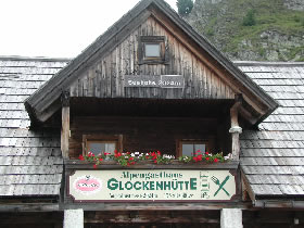 Letzte Rast an der Glockenhütte (2024 m)
